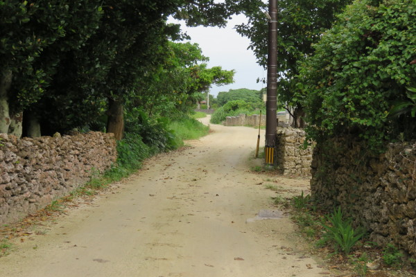 島内の道